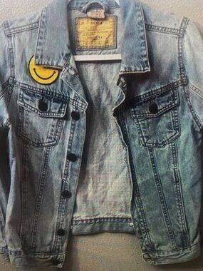 Kids Light Blue Jacket with Patch